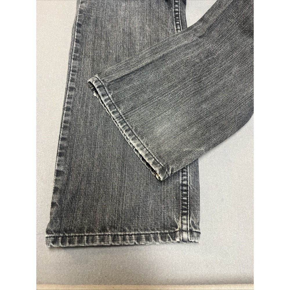 Levis 505 Straight‎ Fit Black Faded Jeans Men's 32x34 - Picture 6 of 7